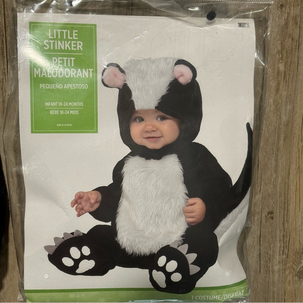 Skunk Costume Little Stinker 18-24 Month Olds